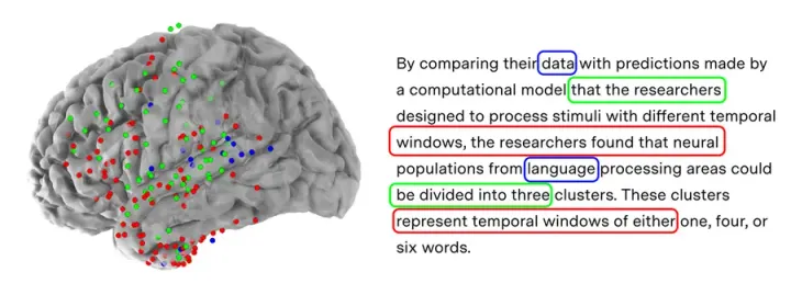 Neurons Process Words on Different Timescales