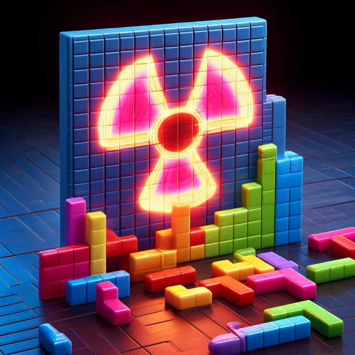 Better radiation detectors with the inspiration from Tetris