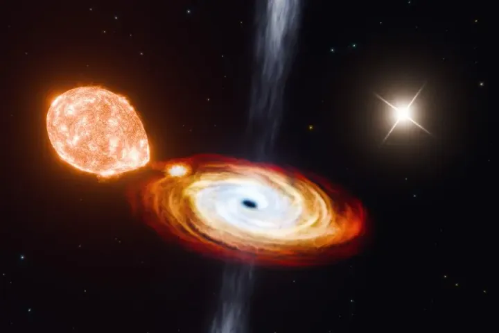 A Cosmic Dance: Physicists Discover First "Black Hole Triple"